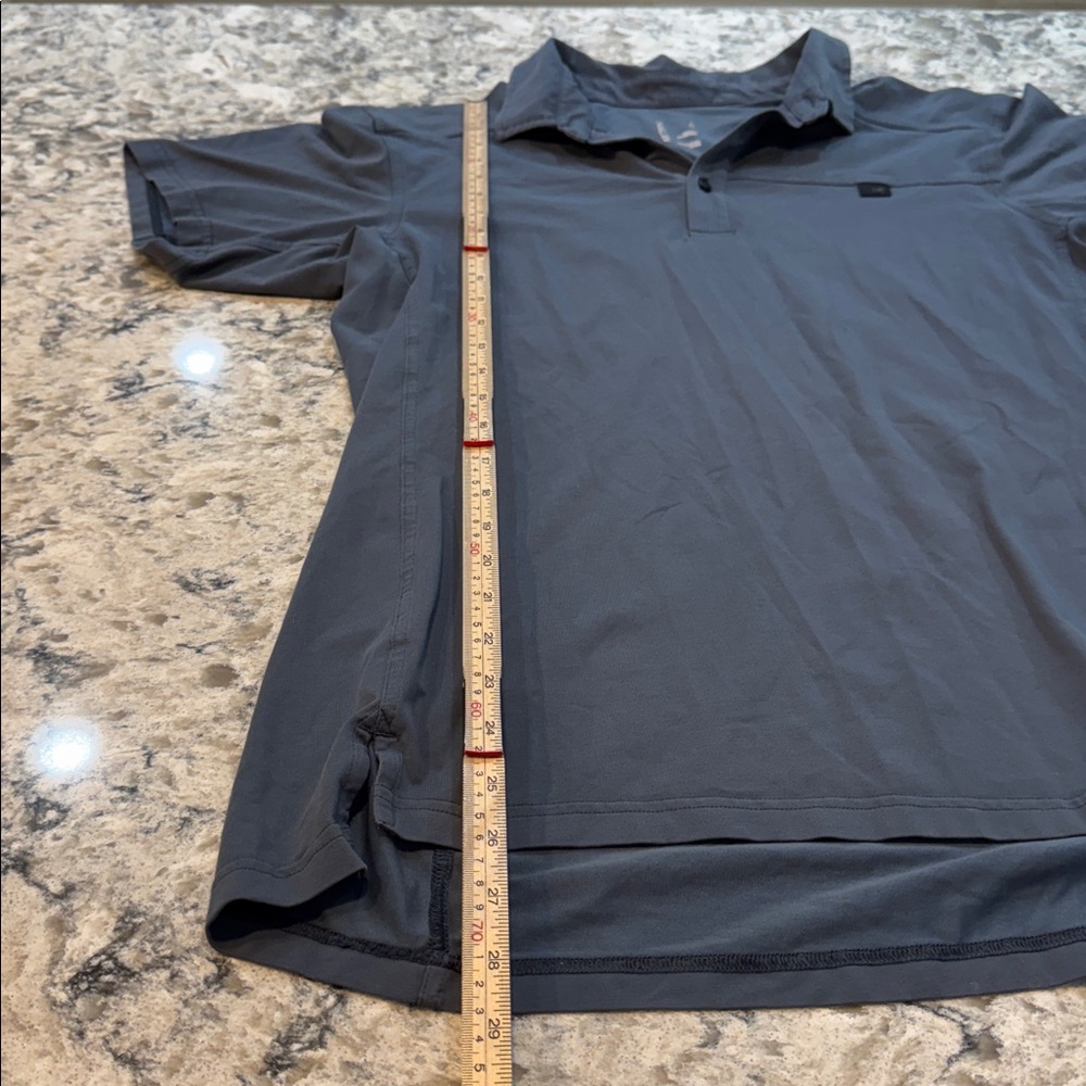 Arc’teryx Captive Polo Shirt Gray Performance Short Sleeve Men’s Large - Picture 8 of 13